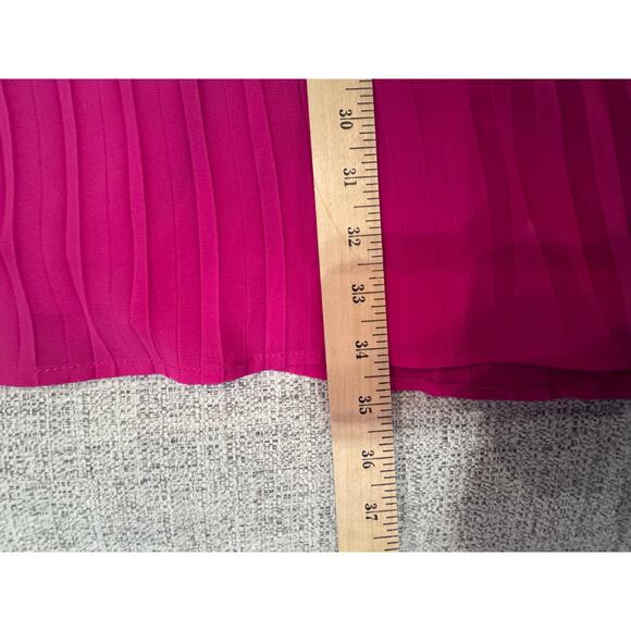 Deep Self Women's Pleated Romper Sleeveless High Neck Flowy Dressy Romper Sz XL - Picture 8 of 10